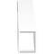 Ekena Millwork 5-in. W x 16-in. D x 16-in. H Del Monte Architectural Grade PVC Knee Brace BRCP05X16X16DEL - alternate 6